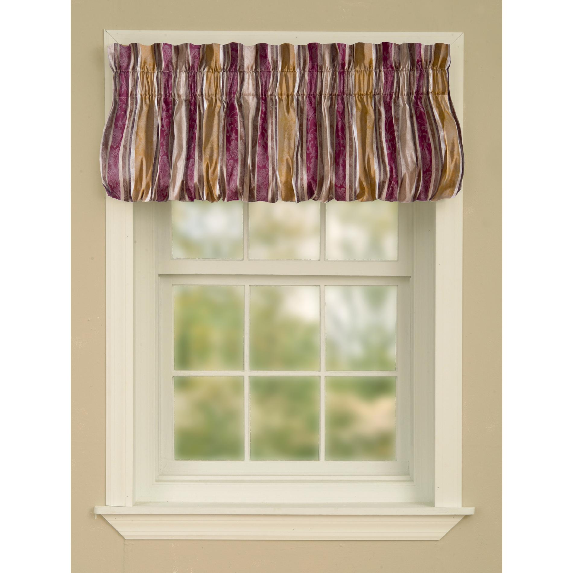 Essential Home Window Valance Blue Home Home Decor Window