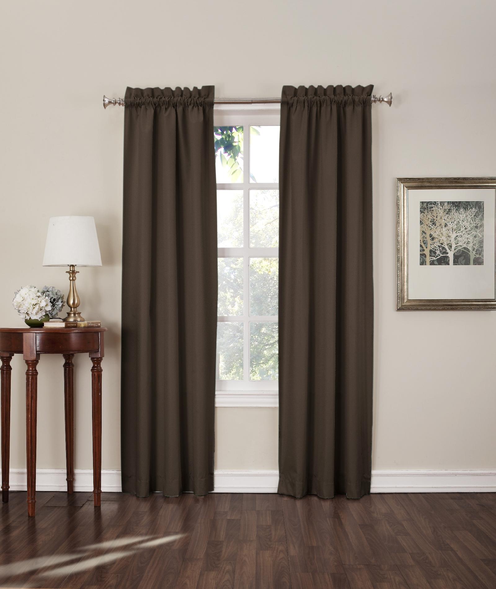 Sun Zero Shawn Room Darkening Window Curtain Panels 2 Piece