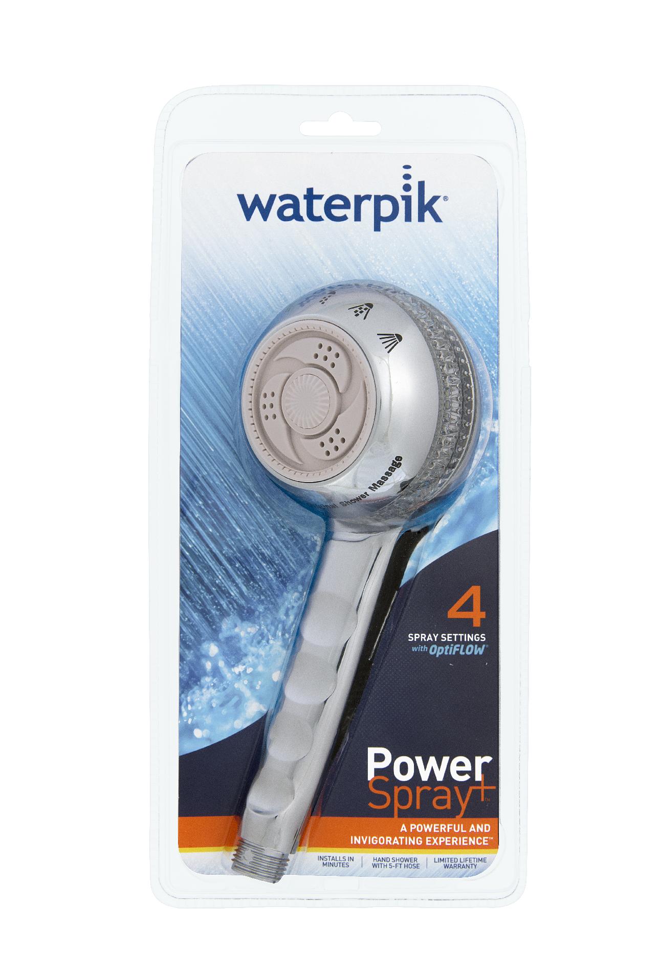 Waterpik Showerhead, Powerspray, 4 mode chromeshowerhead Shop Your