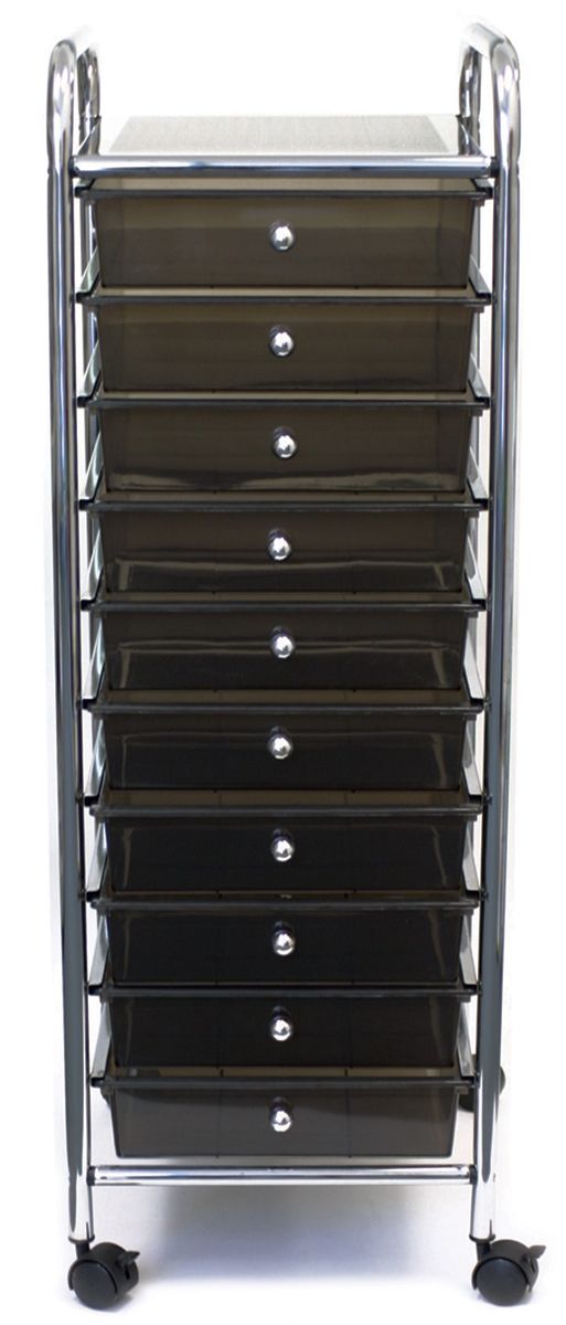 ADVANTUS CORPORATION Cropper Hopper Home Center Rolling Cart-10 Drawer Smoke at Kmart.com