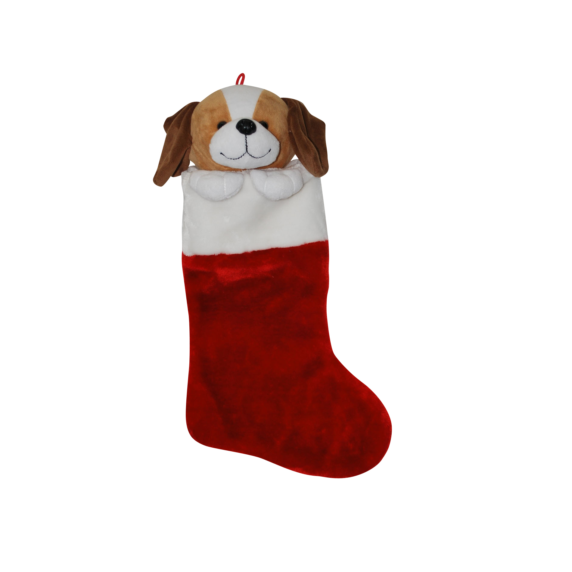 Upc 099794688853 Trim A Home Plush Animal Head Christmas Stocking Beagle 21 In Upcitemdb Com