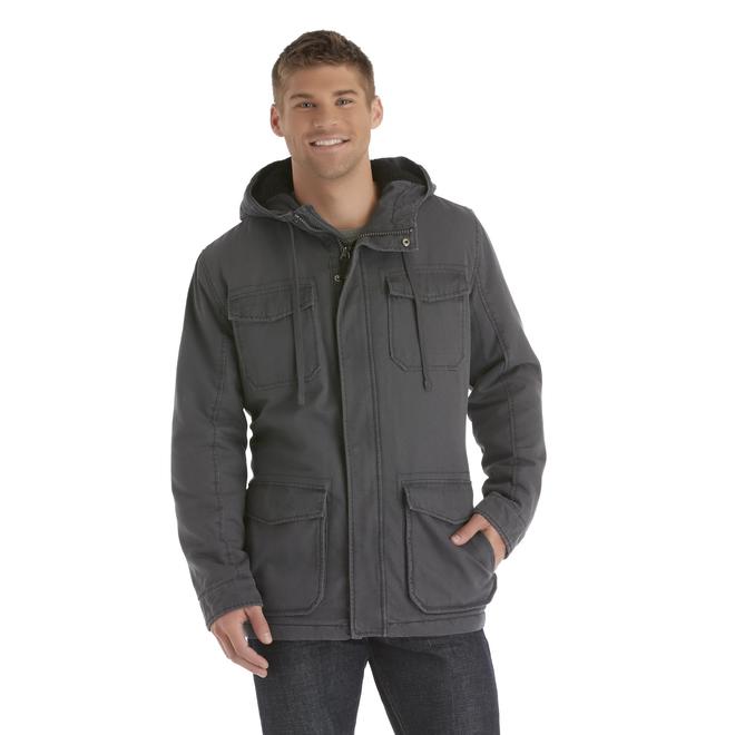 Outdoor Life Men's Canvas Hooded Jacket