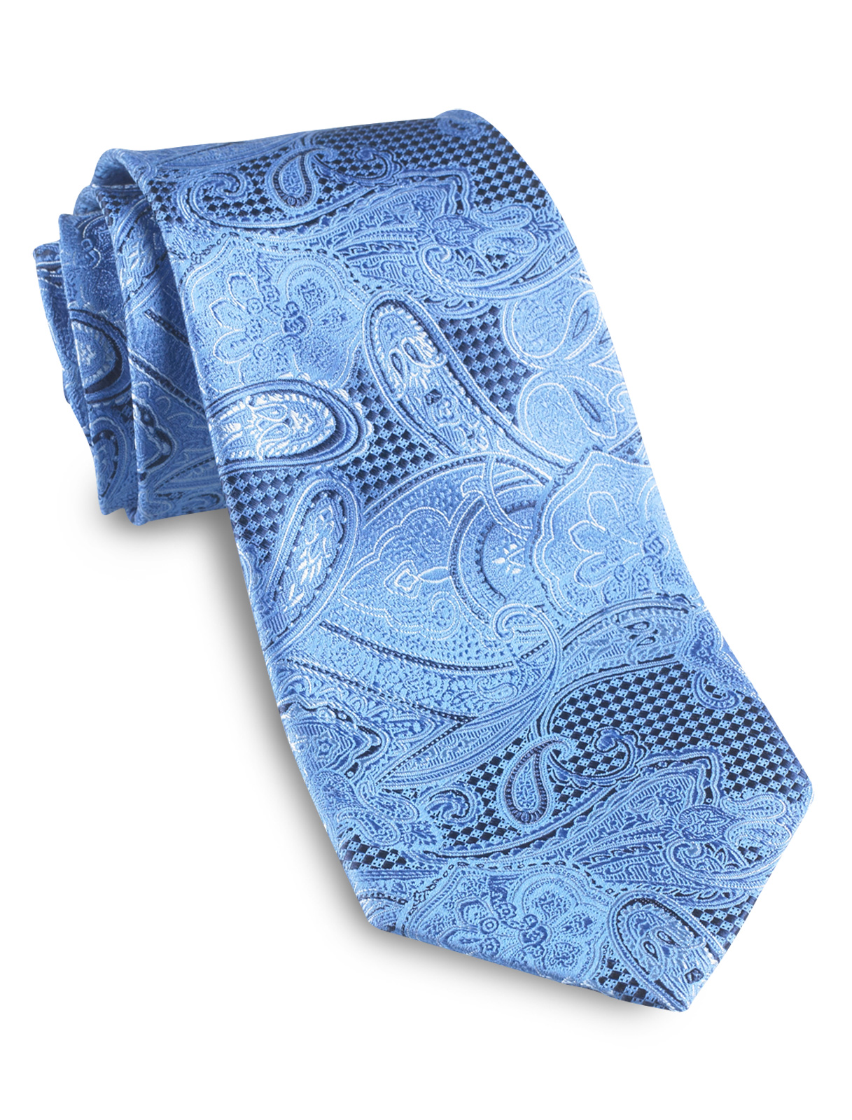 Gold Series Designed In Italy Large Paisley Tie