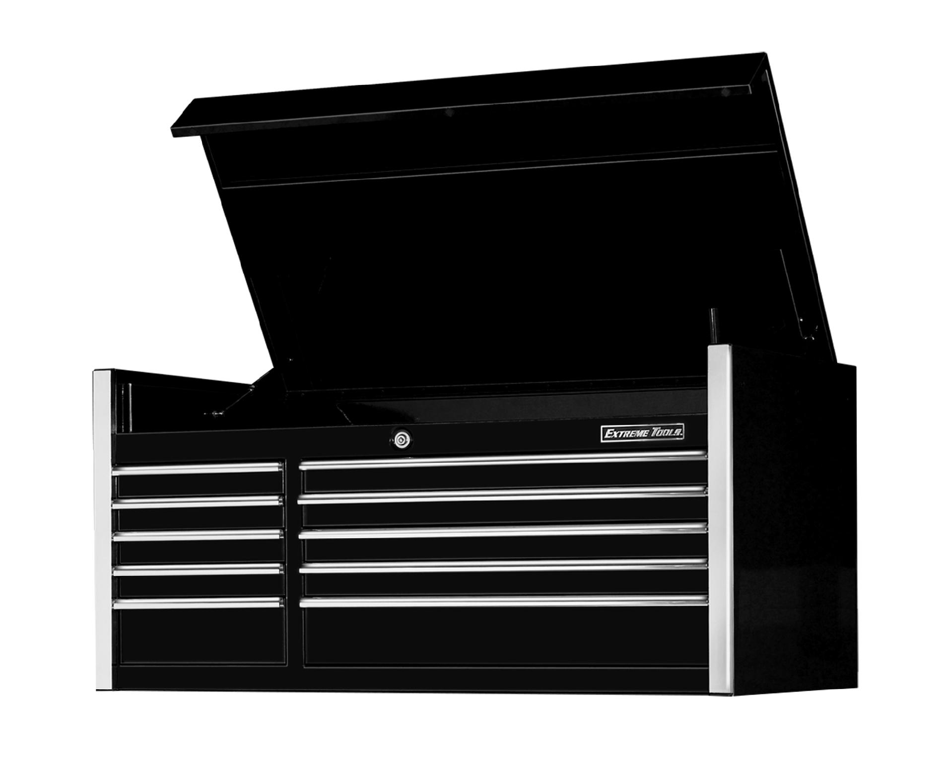 Extreme Tools 55 10 Drawer Professional Tool Chest in Black
