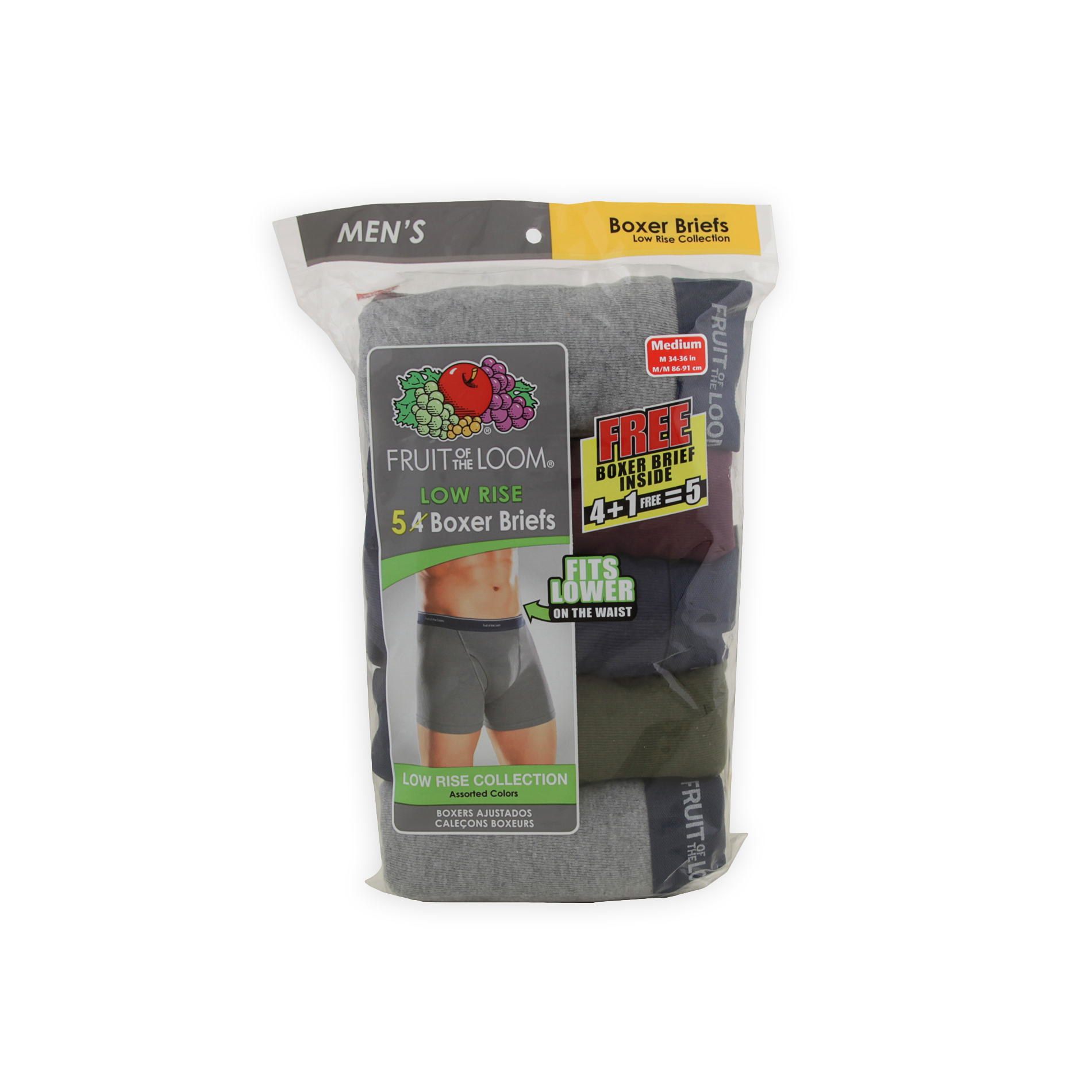 Joe Boxer 4Pack Men's LowRise Briefs Clothing, Shoes & Jewelry