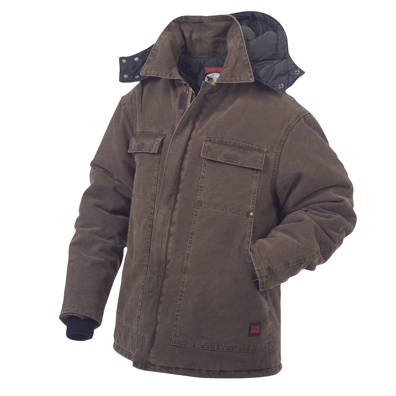 Tough Duck Men's Washed polyfill parka