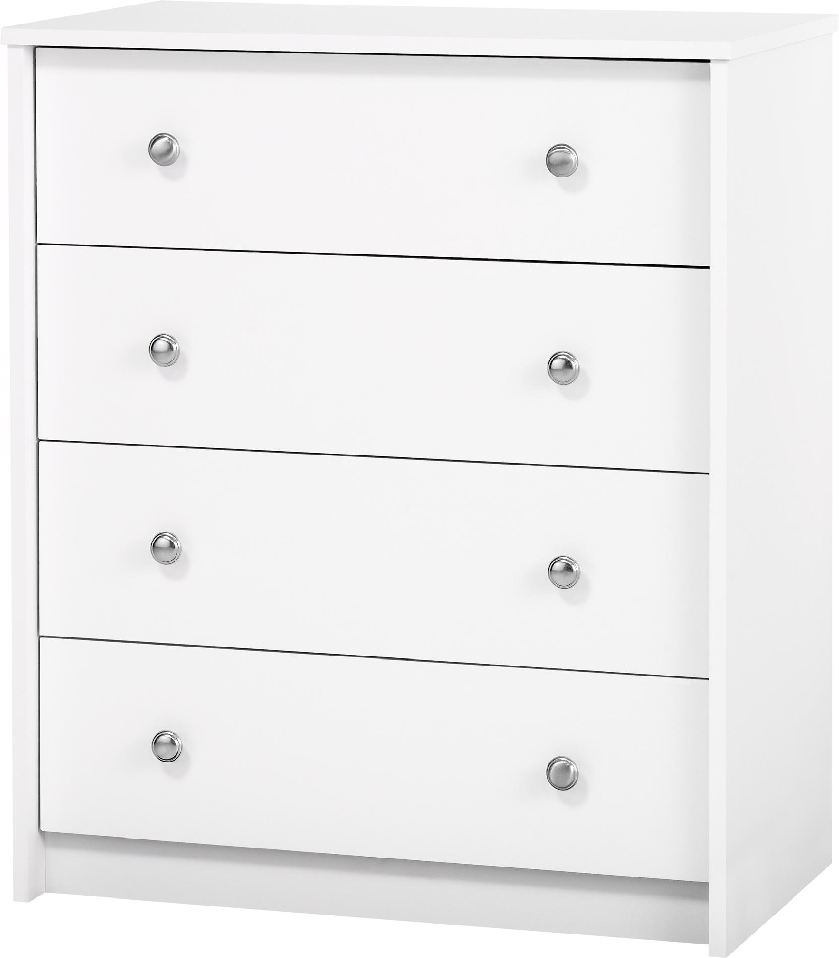 Essential Home 4 Drawer Dresser Ebony Smart Bedroom Storage by Kmart