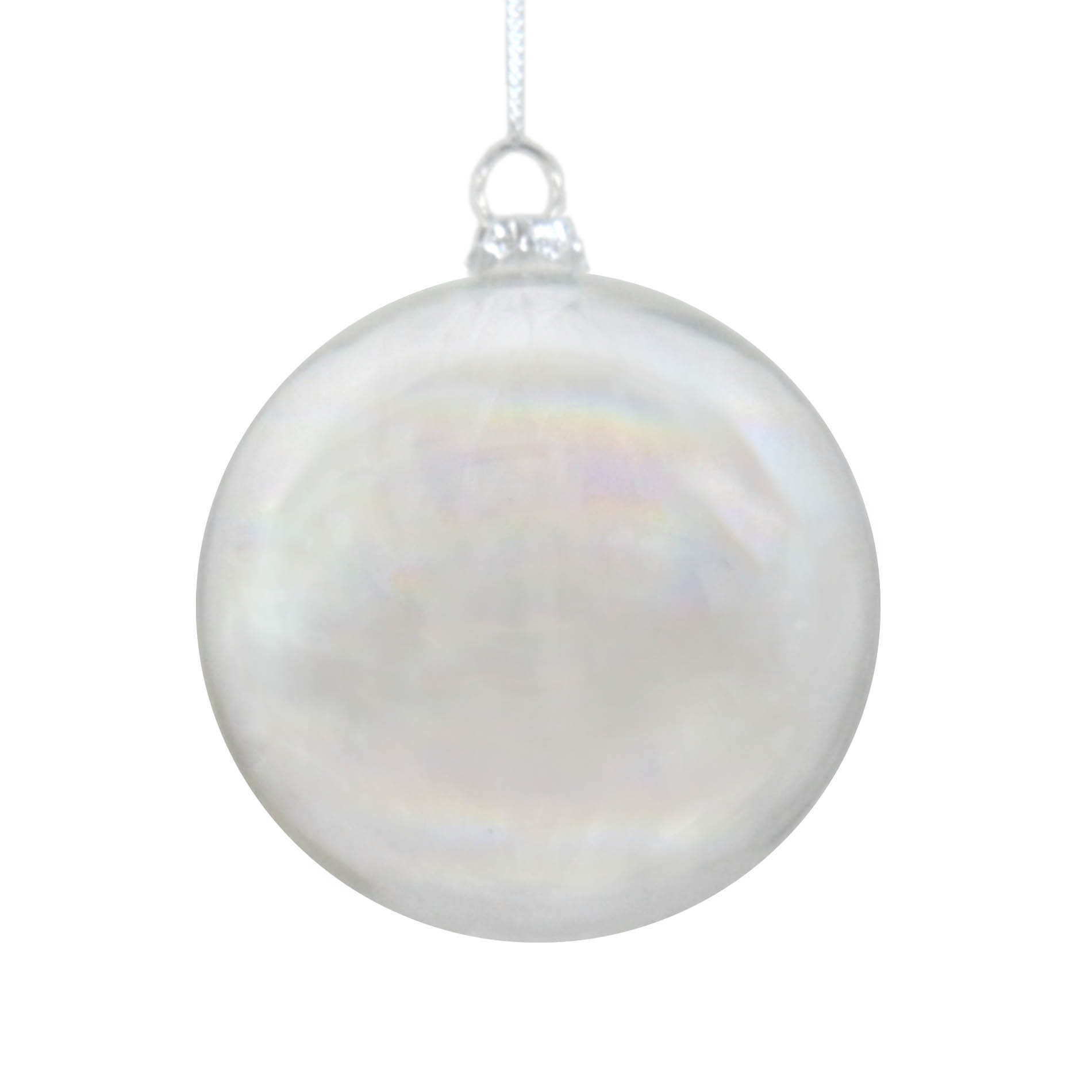 Feather In Glass Ball Ornament