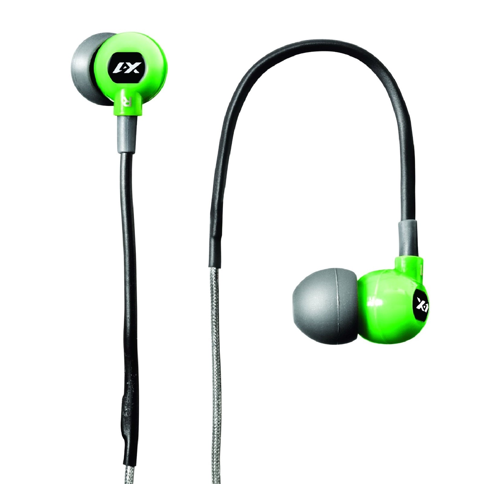 Trax Waterproof In-Ear Headphones Green TR1-GN