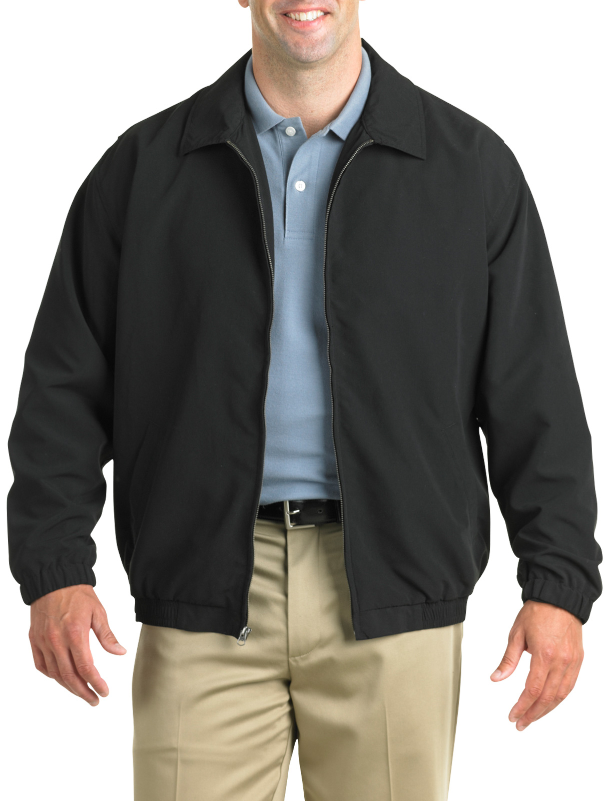 London Fog Lightweight Microfiber Golf Jacket M, Cement best price