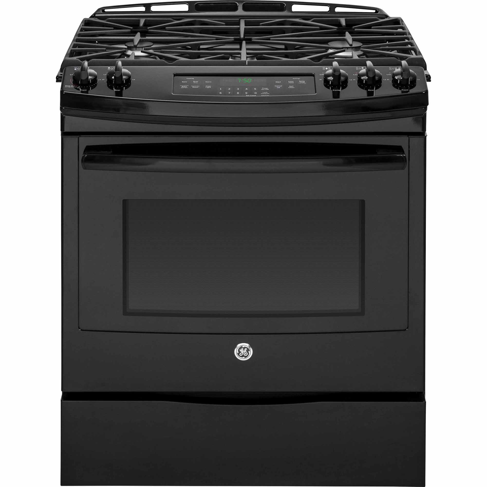 GE 30 Slide-In Gas Range - Black