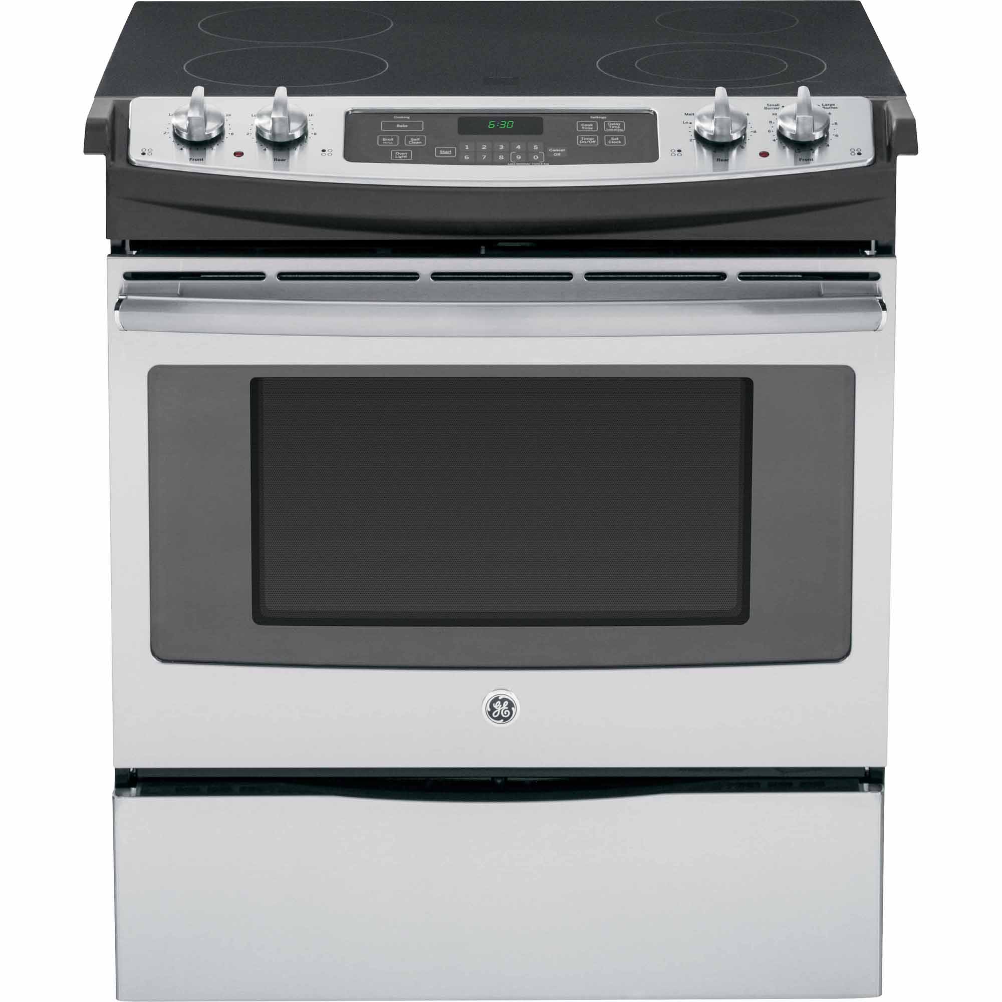 GE Appliances JS630SFSS 30" SlideIn Electric Range Stainless