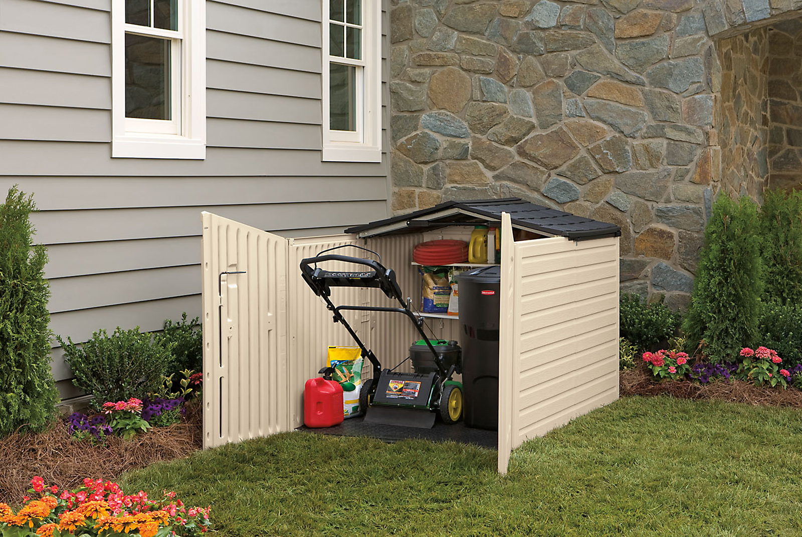 Slide Lid Shed: Organize the Yard with Sears
