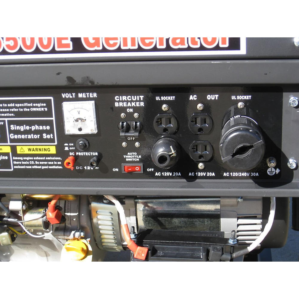 Tri-Fuel (Gasoline  LPG & NG) Generator 6500 W 13 HP / Electric Start