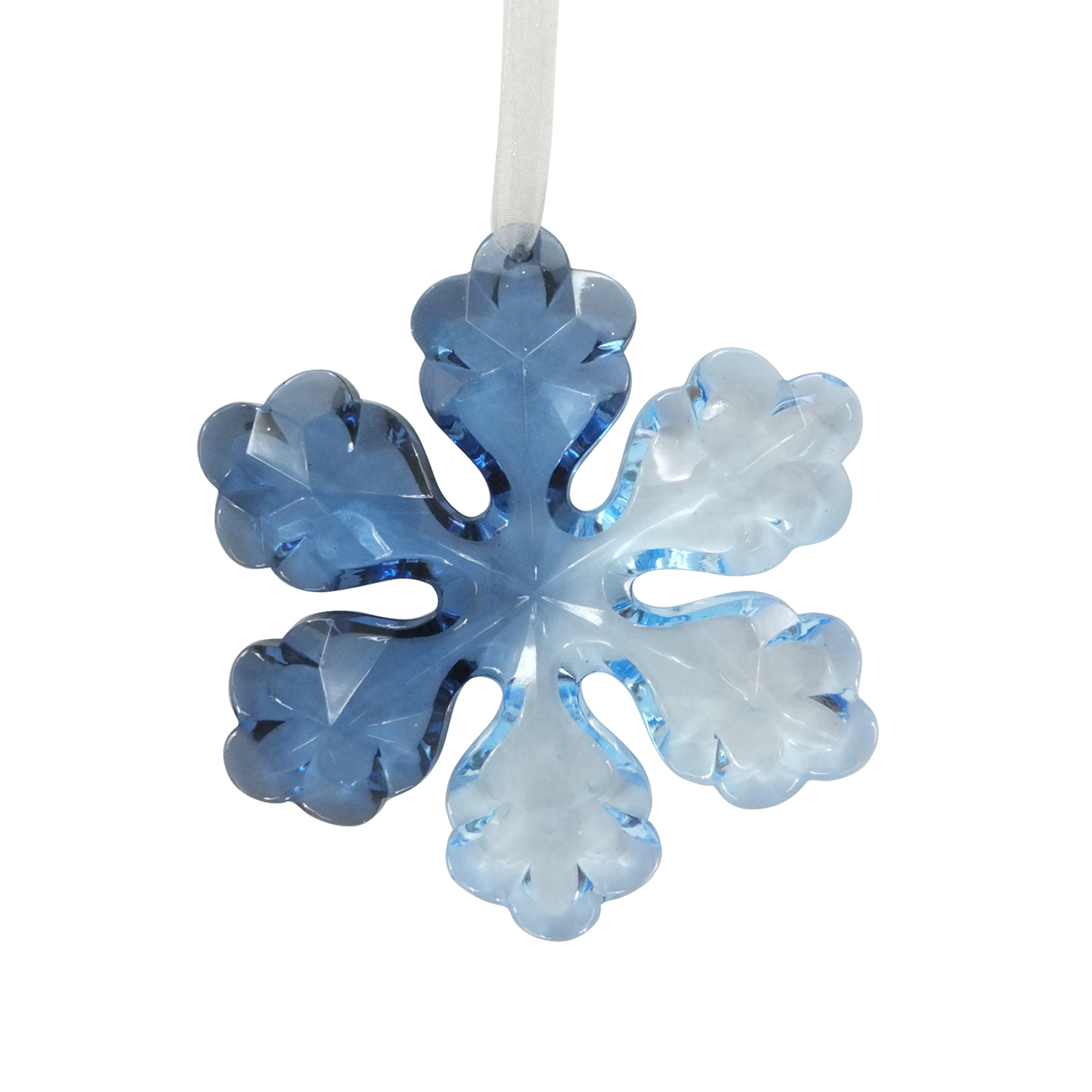 Donner & Blitzen Incorporated Winter Whisper  Acrylic Snowflake Blue Ornament