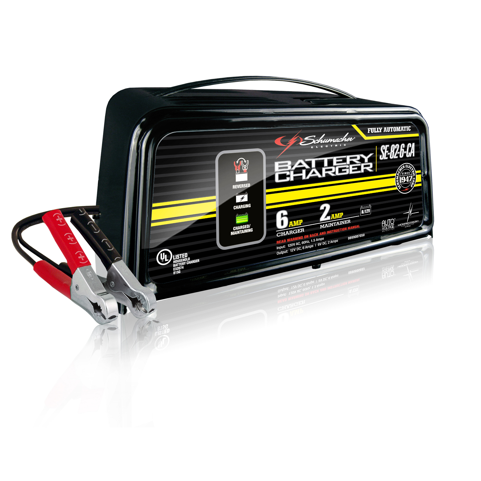 6-Amp Automatic Hand-Held Battery Charger