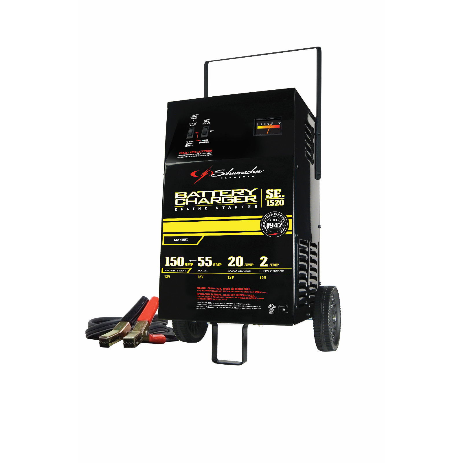 150-Amp Manual Wheeled Battery Charger/Starter