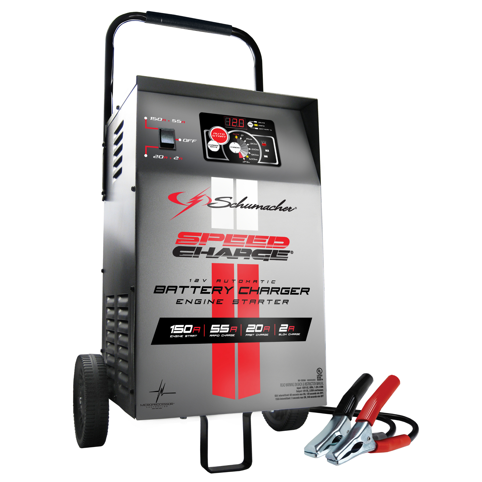 150-Amp Elite Wheeled Battery Charger/Starter