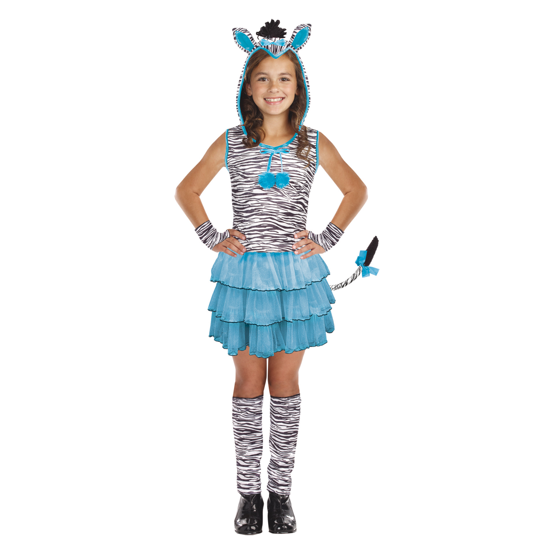 Wild Lil' Zebra Girls'' Halloween Costume