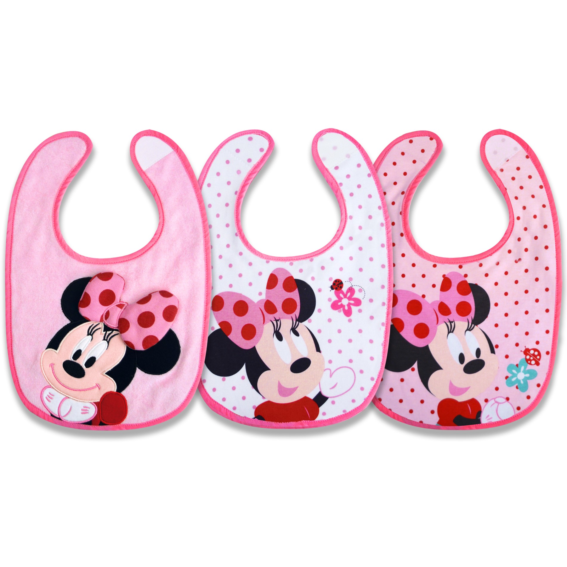 Disney Baby Minnie Mouse Infant Girl's 3Pack Bibs Shop Your Way