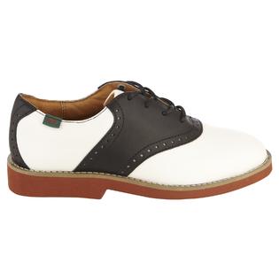 School Issue®- -Youth Saddle Shoe Upper Class - Black/White