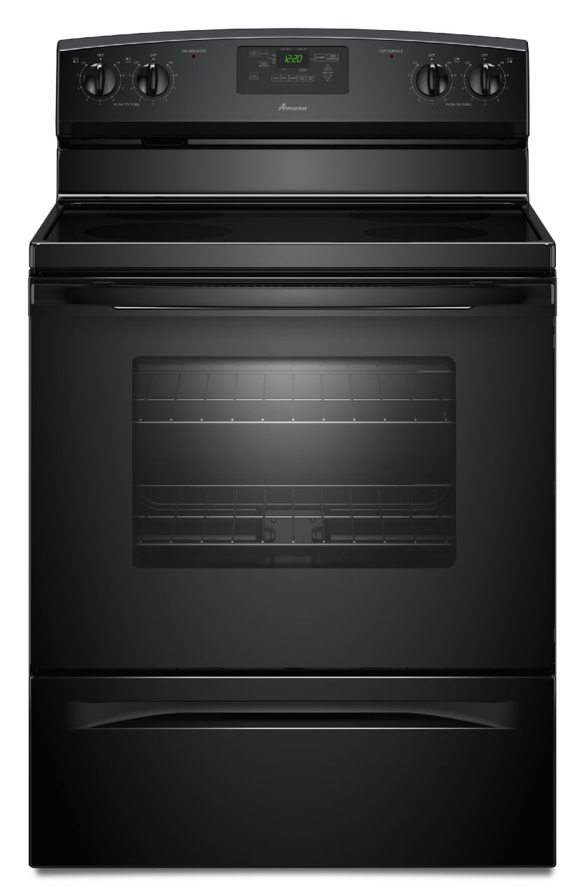 Amana AER5330BAB 30in Freestanding Electric Range Sears Outlet