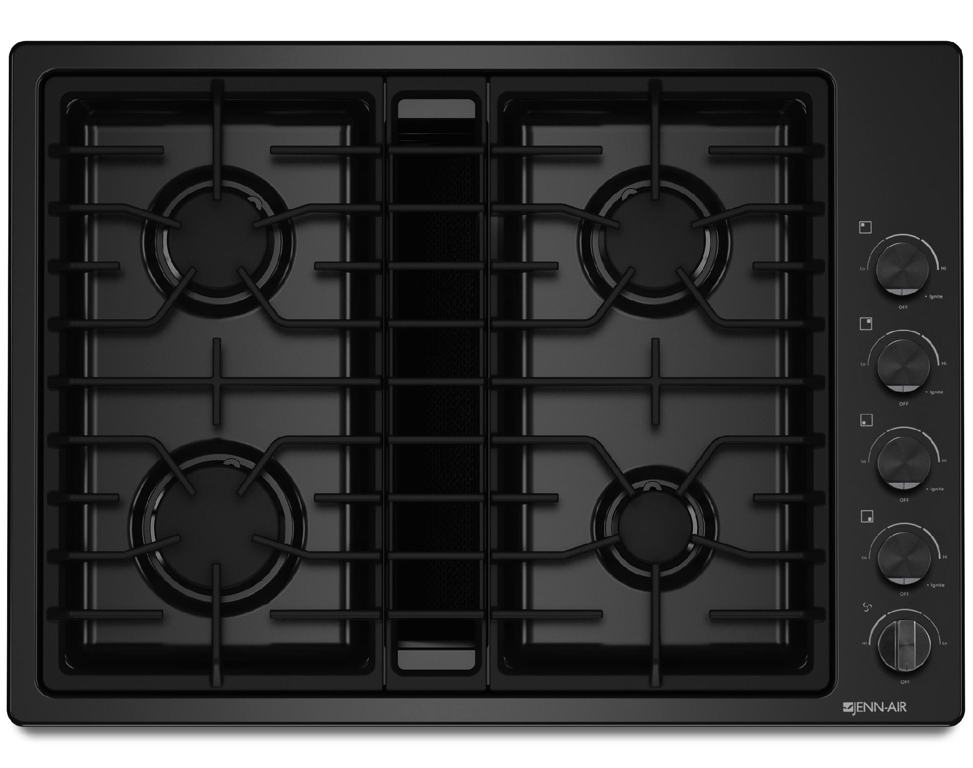 Jenn-Air - JGD3430BB - 30" JX3™ Downdraft Gas Cooktop ...
