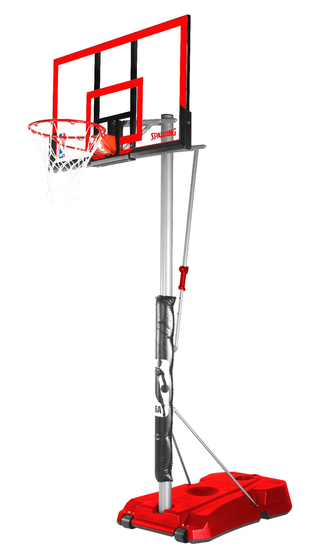 Spalding 75734 NBA 52" HERCULES RED Acrylic Portable Basketball System Sears Outlet