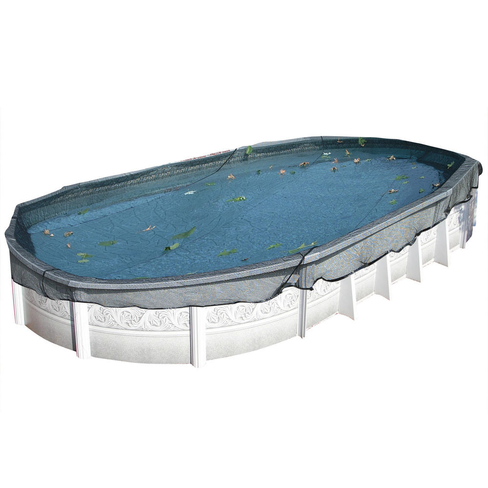 Above-Ground Leaf Net Cover - 15X30 ft. Oval