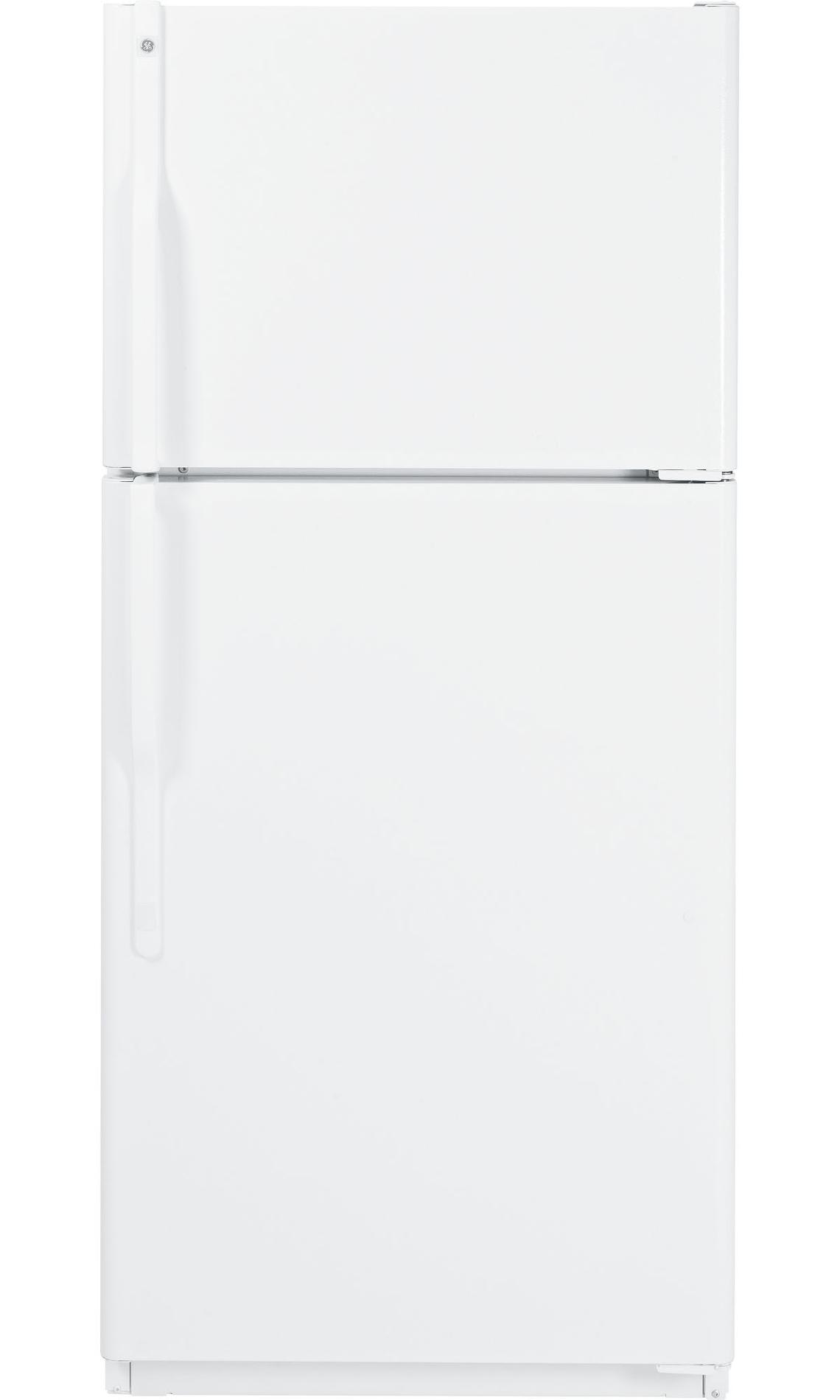 Ge 18 Cu. Ft. Topfreezer Refrigerator W/ Ice Maker White Fandu