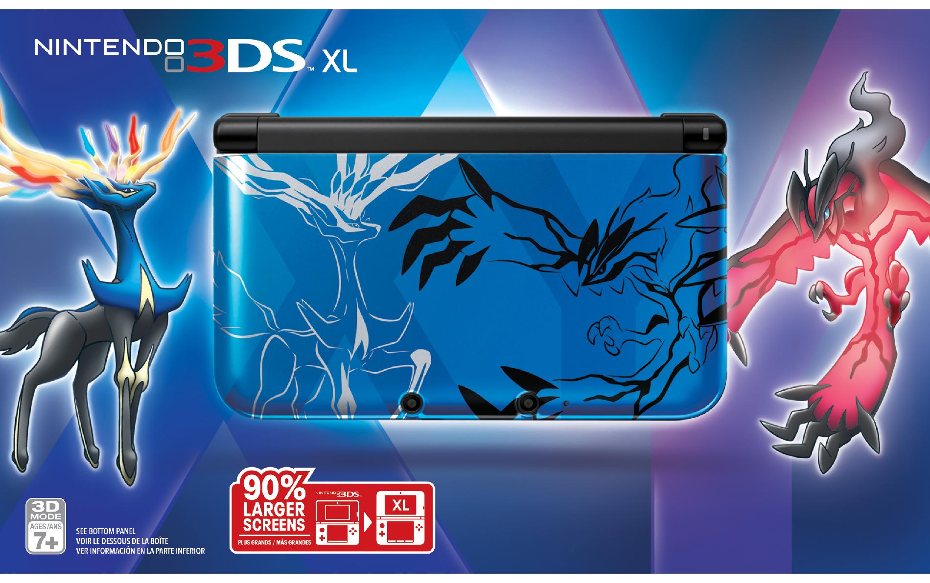 Coque Pour Nintendo 3DS LL/XL édition Limitée Pokémon X Et Y – Officiel Japon, Blanc, Silicone