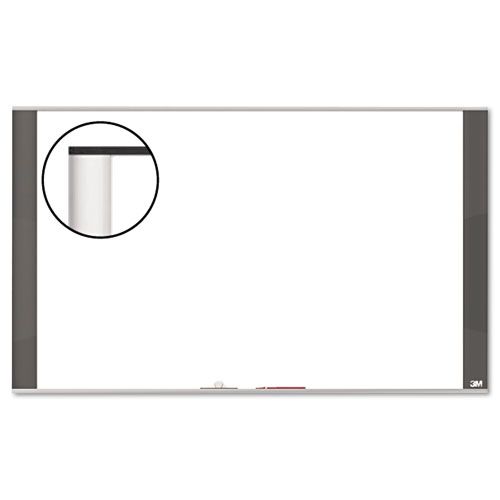 3M MMMM4836G Melamine Dry Erase Board, 48 x 36, Graphite Frame