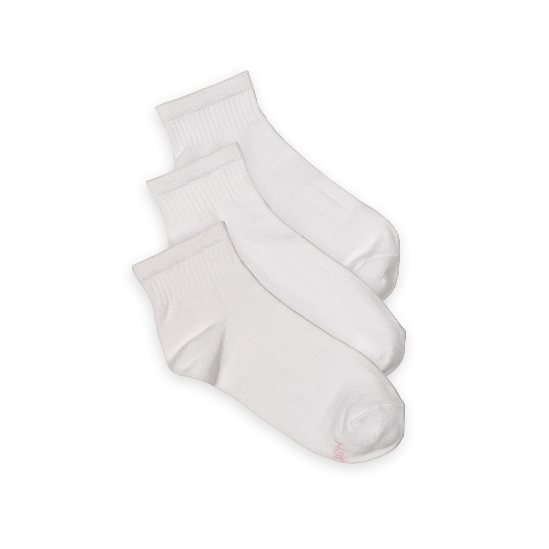 Hanes Women's 3 Pairs Ankle Socks