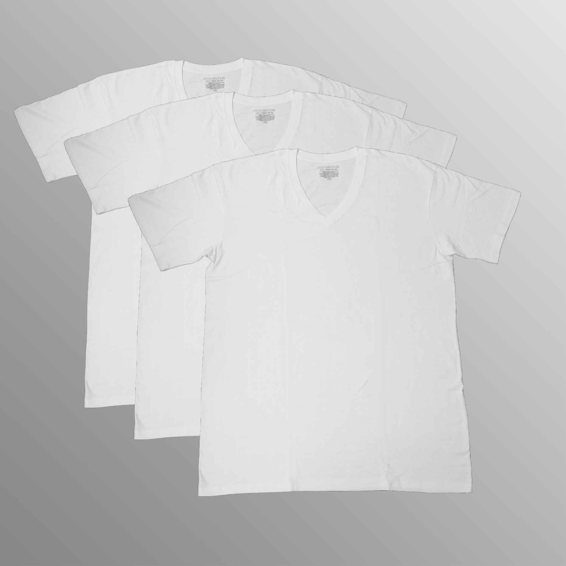Covington Men's Big & Tall Heavyweight VNeck TShirts 3 Pack Shop