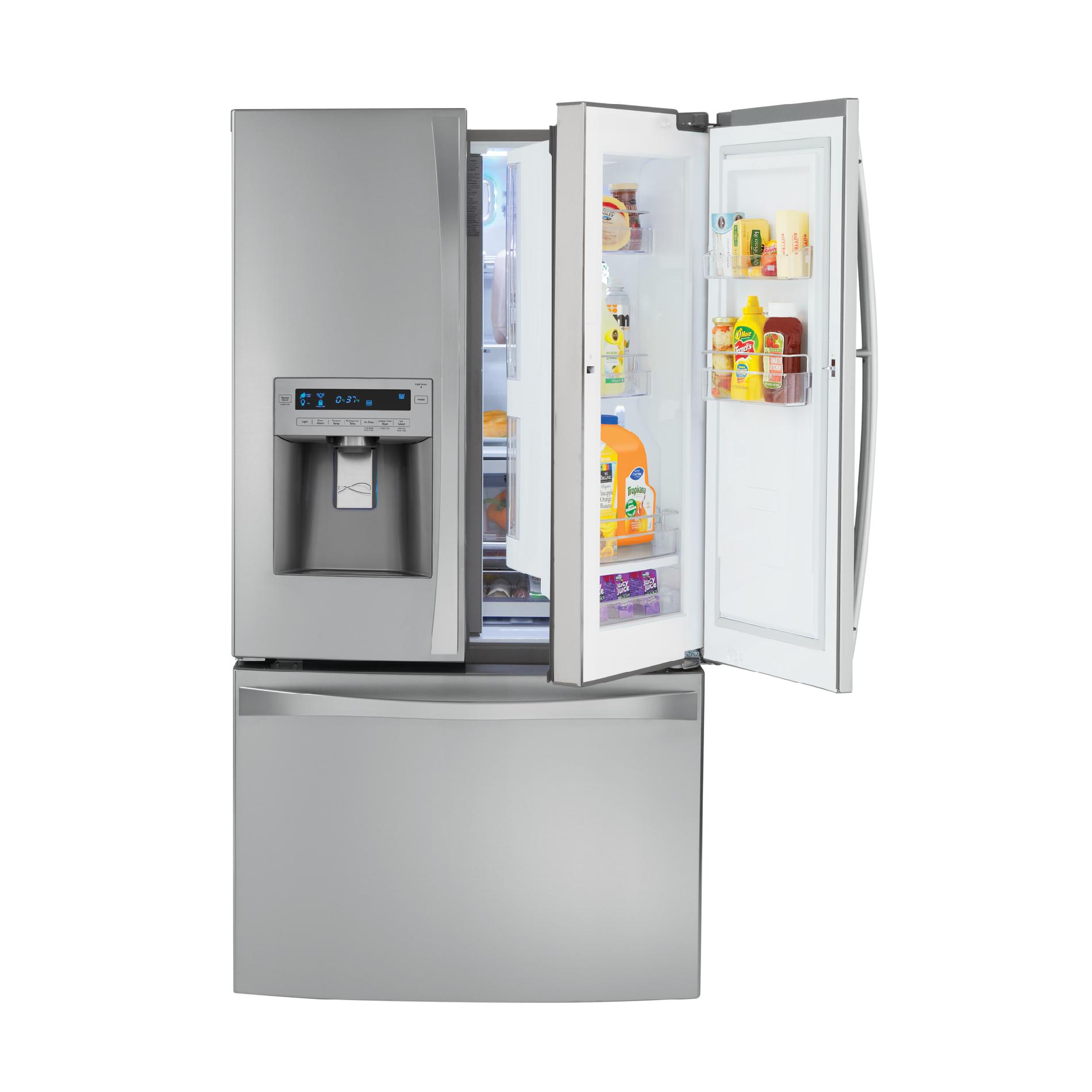 Frigidaire French Door BottomFreezer Refrigerator FFHN2740PS 26.6 cu. ft. Stainless Steel Sears