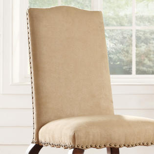 Oxford Creek Valentino Peat Microfiber Nailhead ...