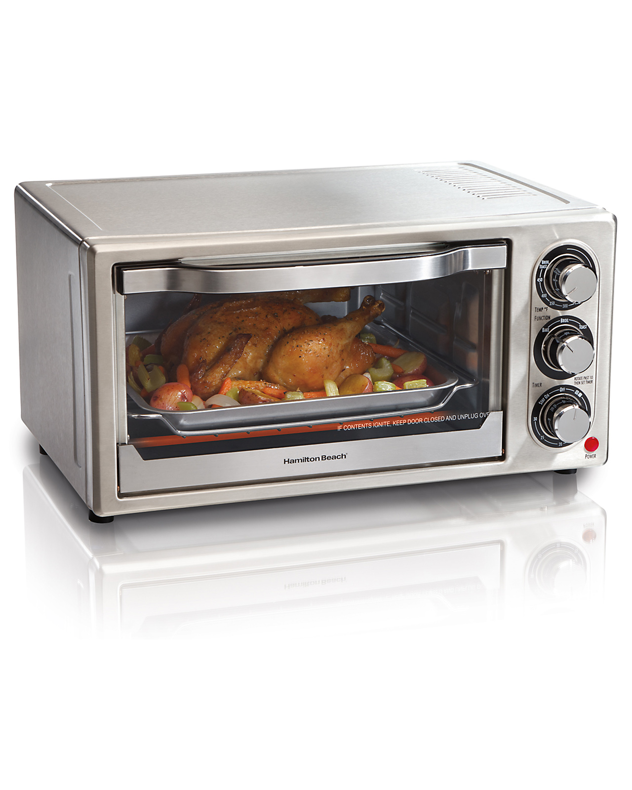 Hamilton Beach Brands Inc. A Stainless Steel 6 Slice Toaster Oven - 31511