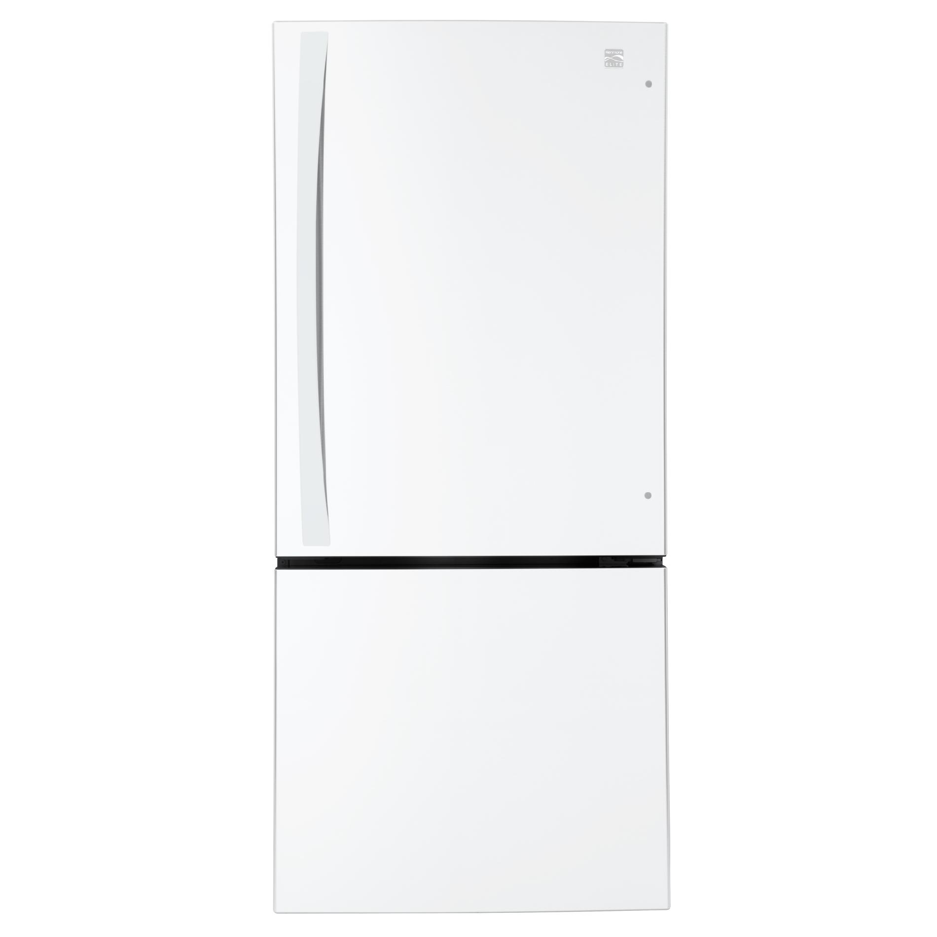 Kenmore Elite 22.1 cu. ft. BottomFreezer Refrigerator White Shop