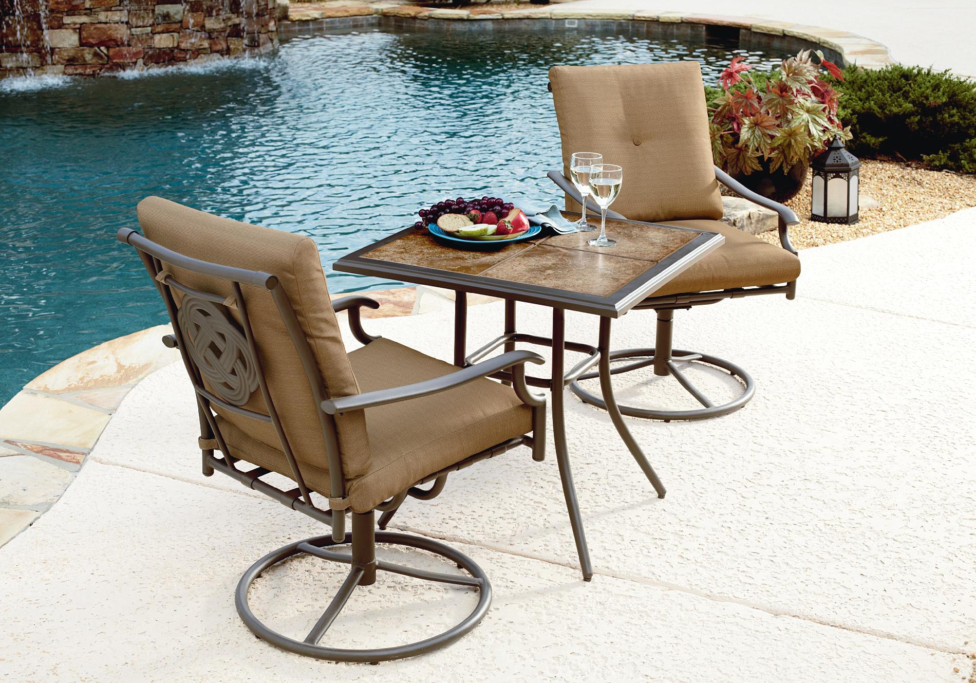 Hd Wallpapers Garden Oasis Emery 7 Piece Cushion Dining Set Red