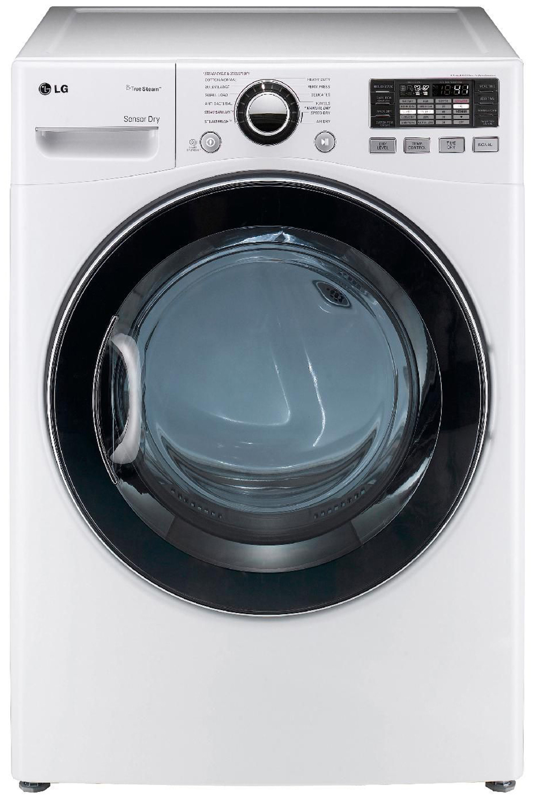 Lg 7.3 Cu. Ft. Steam Gas Dryer W/ Sensor Dry White Avaba