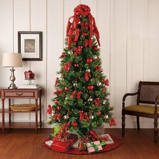 Red and Green themed Traditional Christmas Tree Decorating Kit ...