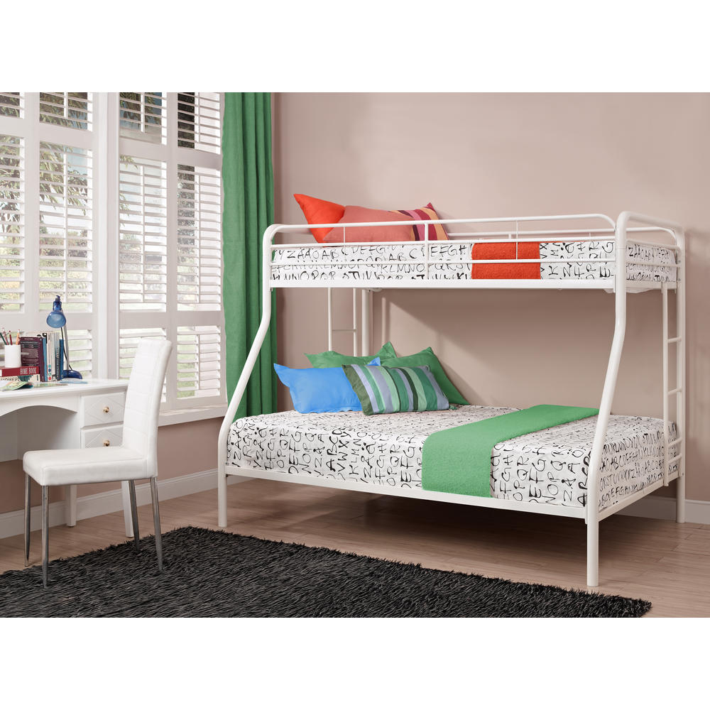 Twin Over Full Bunk Bed, Multiple Colors