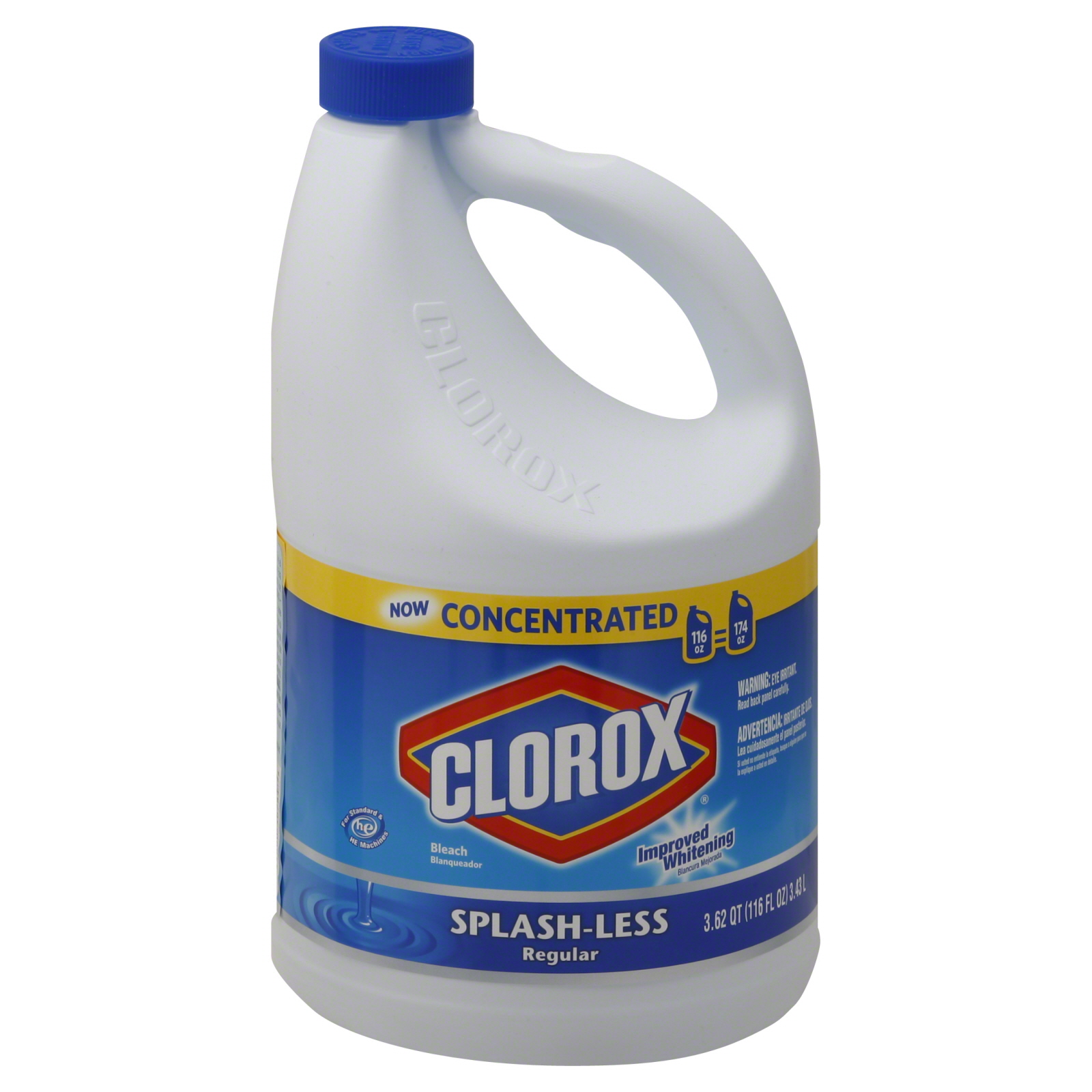 Clorox SplashLess Concentrated Regular Bleach 116 fl oz Shop Your