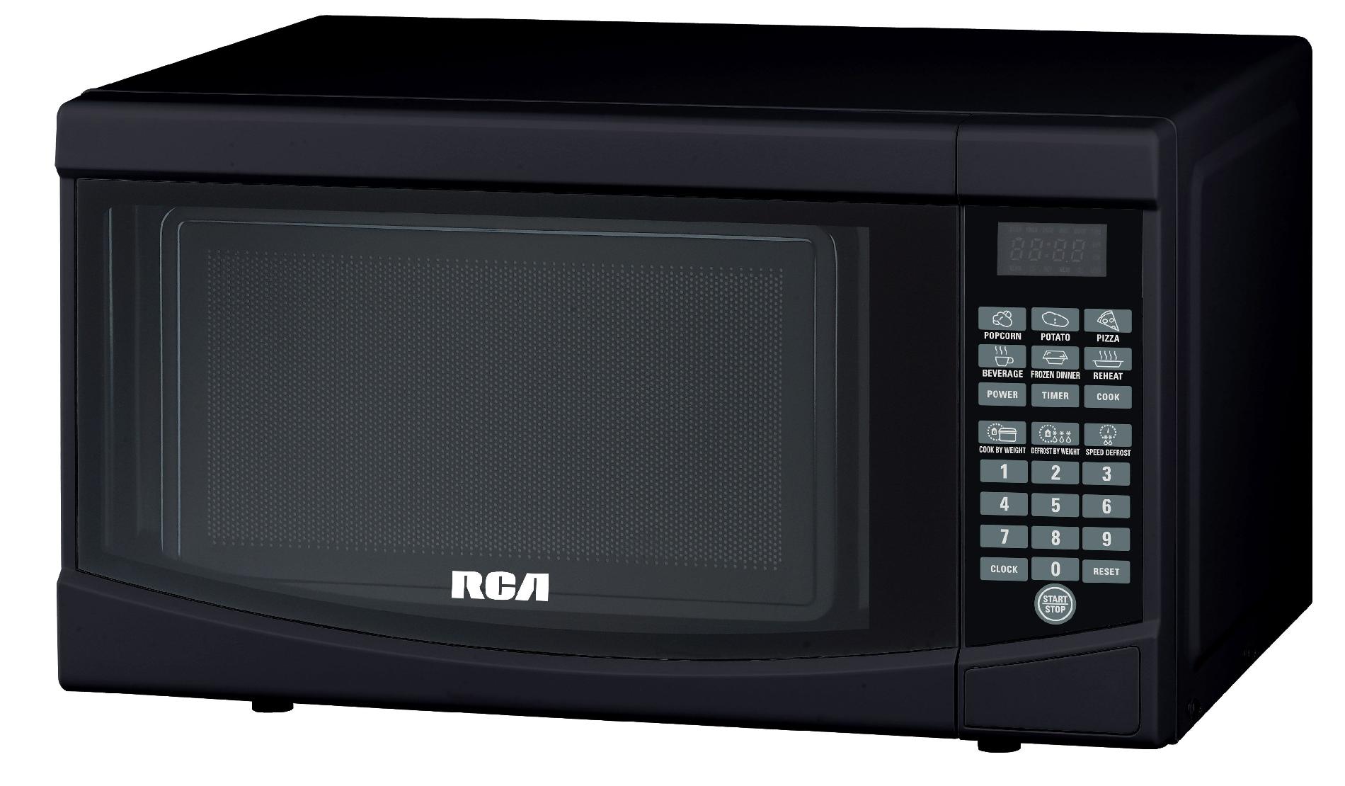 RCA 0.7 CU Ft Microwave Black - Appliances - Microwaves - Countertop ...