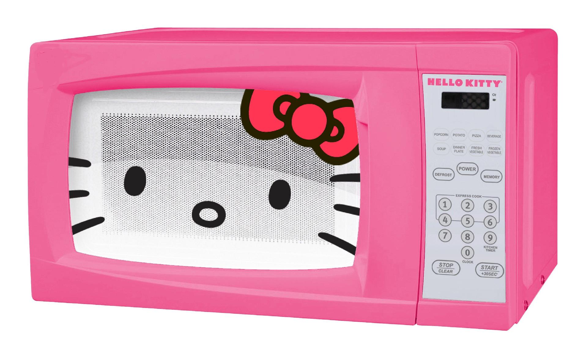 Hello Kitty .7 CU FT 700-Watt Microwave