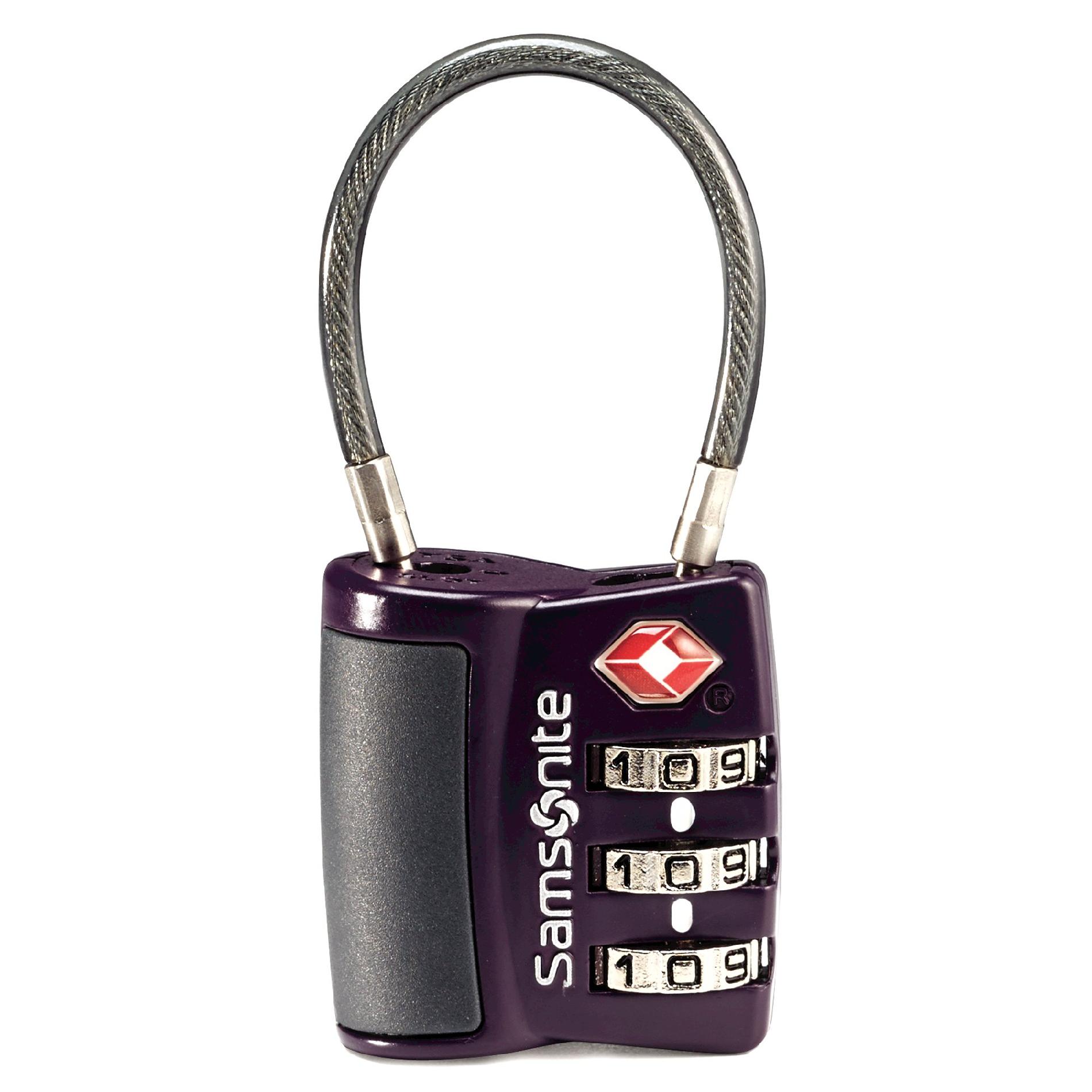 Samsonite Travel Sentry 3Dial Combo Lock (Black) Home Luggage & Bags Travel Gear