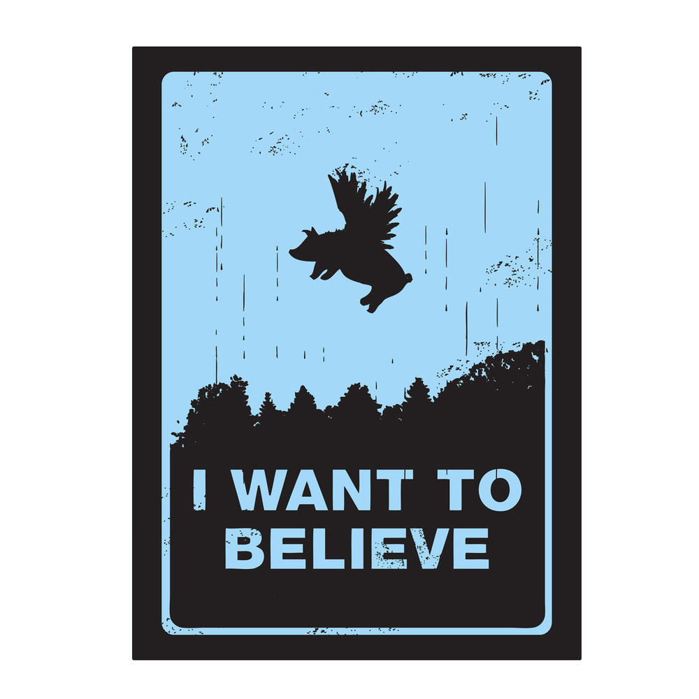 Budi Satria Kwan 'I Want To Believe' Canvas Art