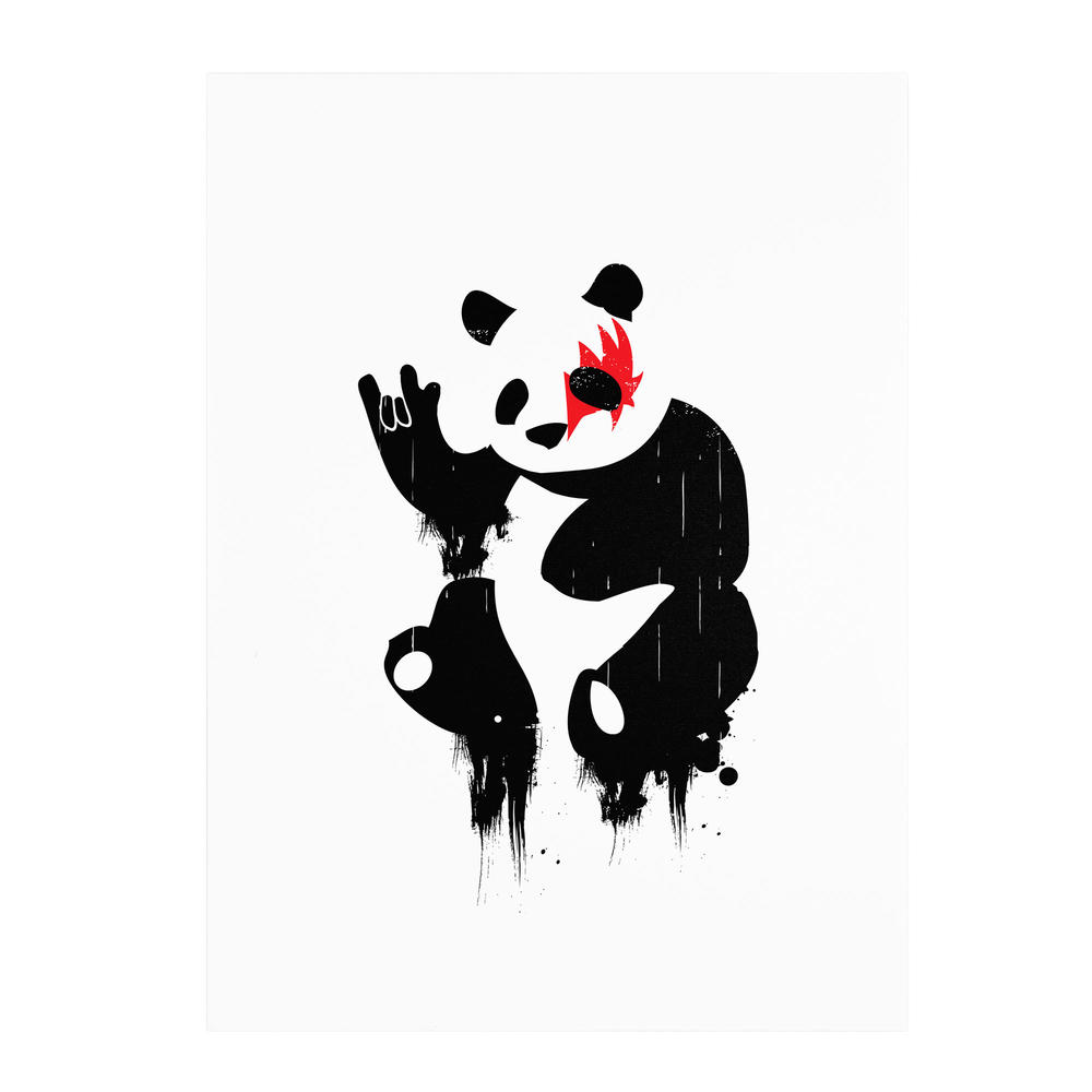 Budi Satria Kwan 'Panda Rocks' Canvas Art