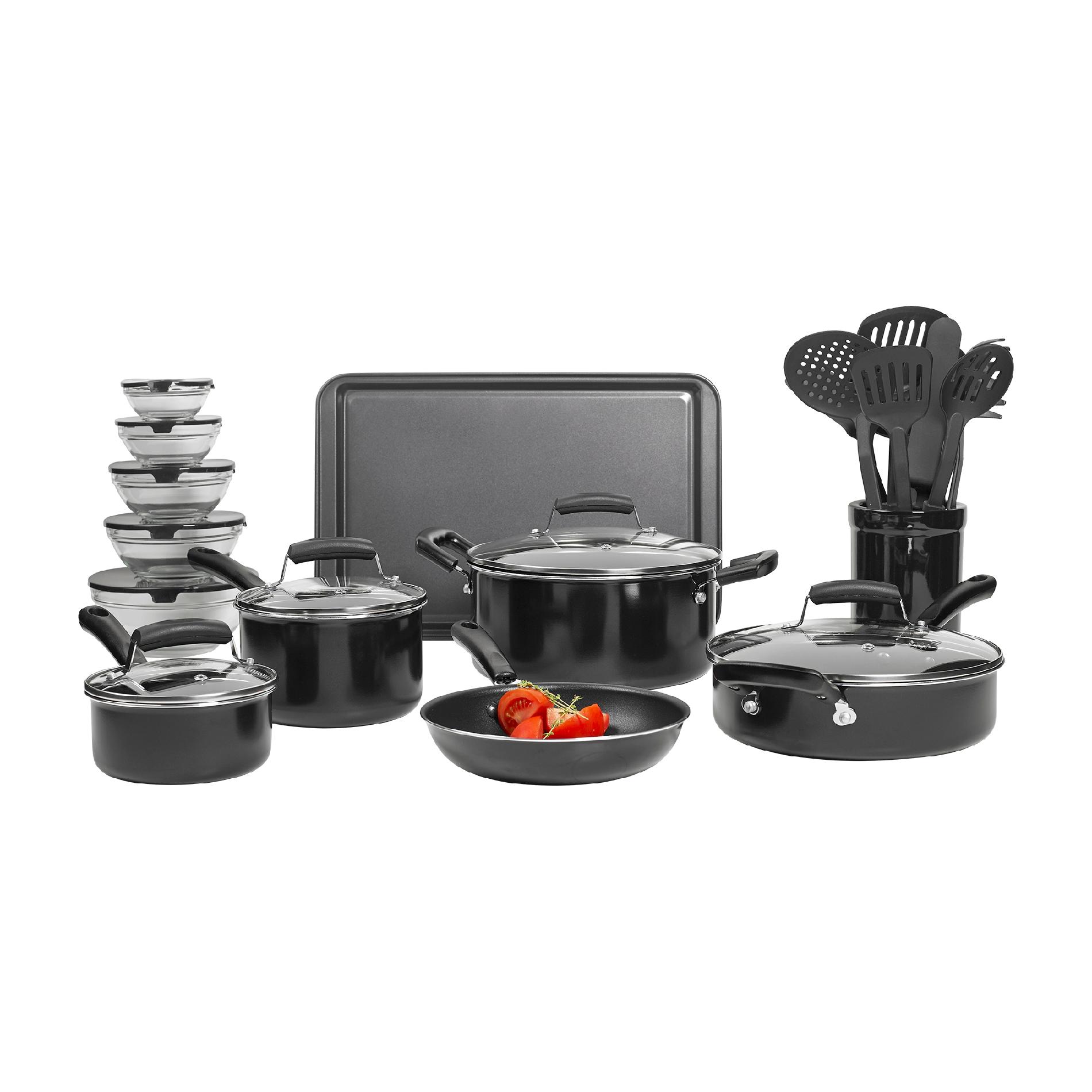 Sears deals on Essential Home 25pc Mega Aluminum Cookware Set TTU-U1239