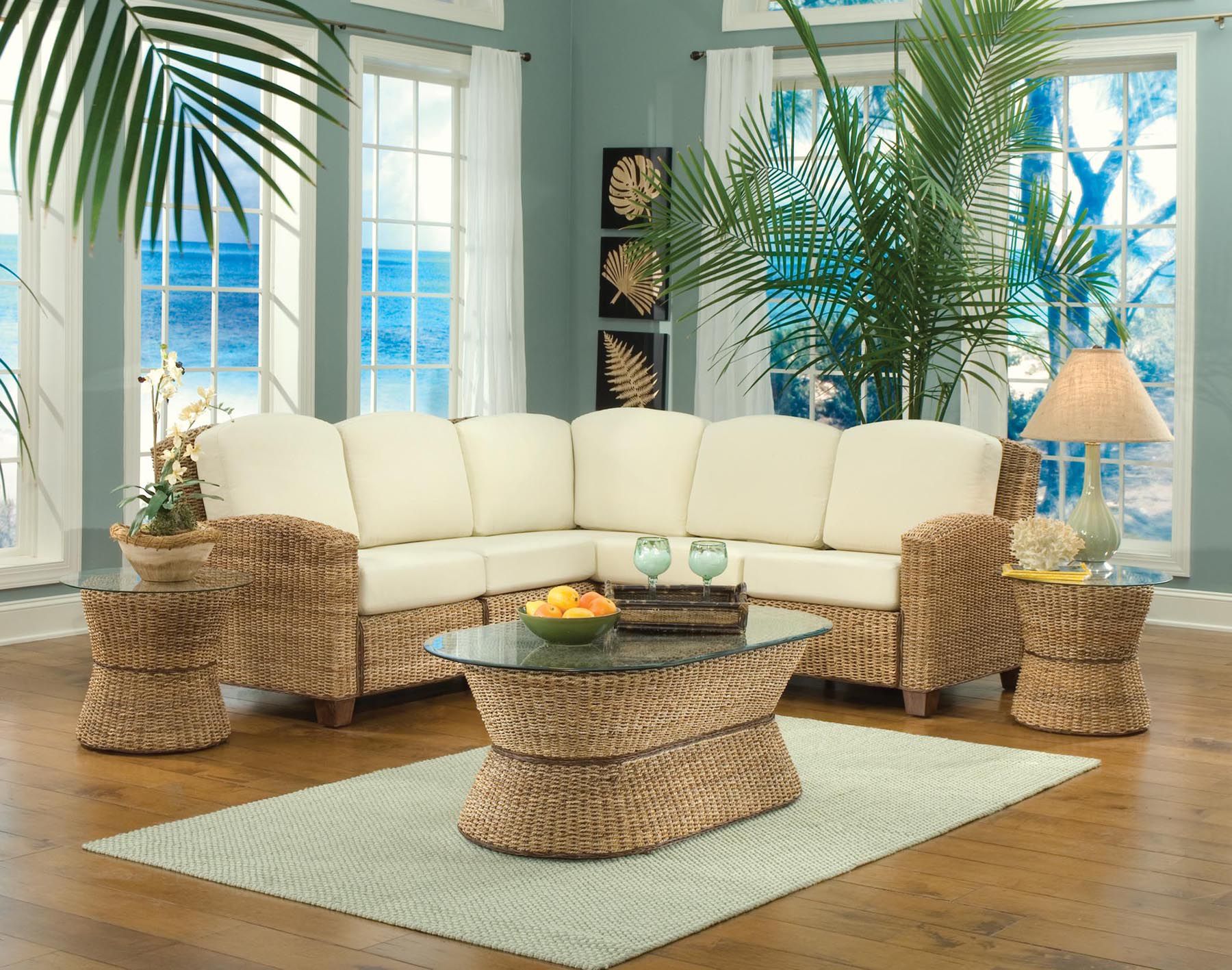 Home Styles Cabana Banana L Shape Sectional Honey Oak Finish at Kmart.com
